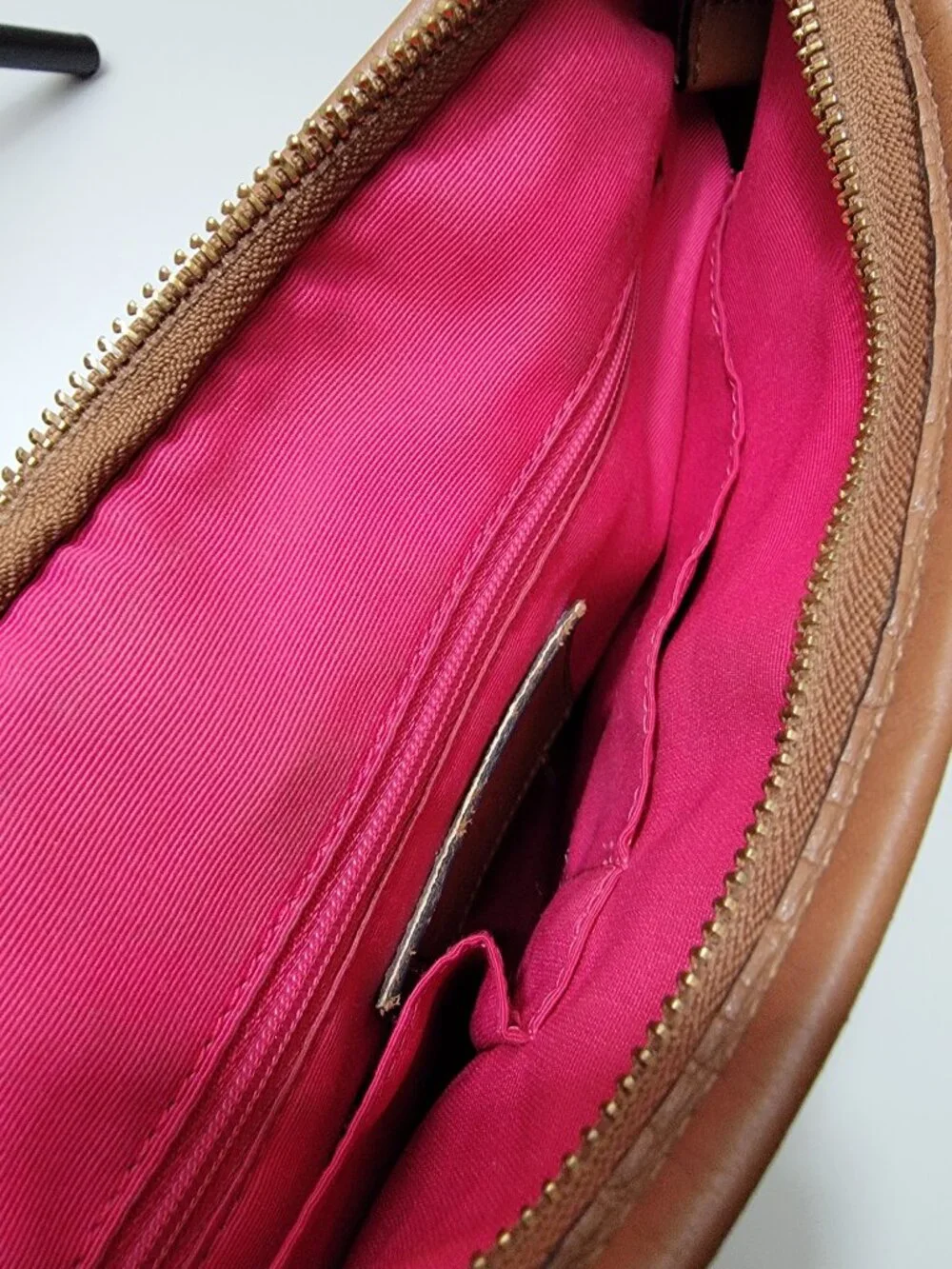 Coach File Bag Varsity Stripe Signature Coach Cross Body Handbag Pink F38402